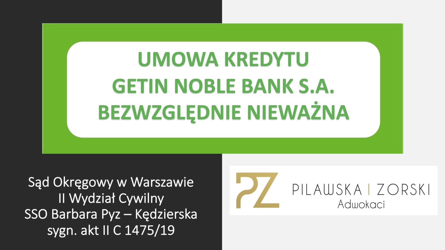 UMOWA KREDYTU GETIN NOBLE BANK S A BEZWZGLĘDNIE NIEWAŻNA Blog