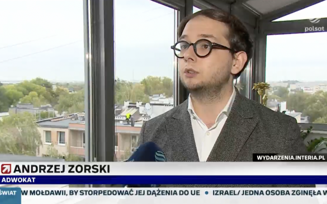 Tymczasowe aresztowanie Buddy – mec. Andrzej Zorski dla Wydarzeń w telewizji Polsat
