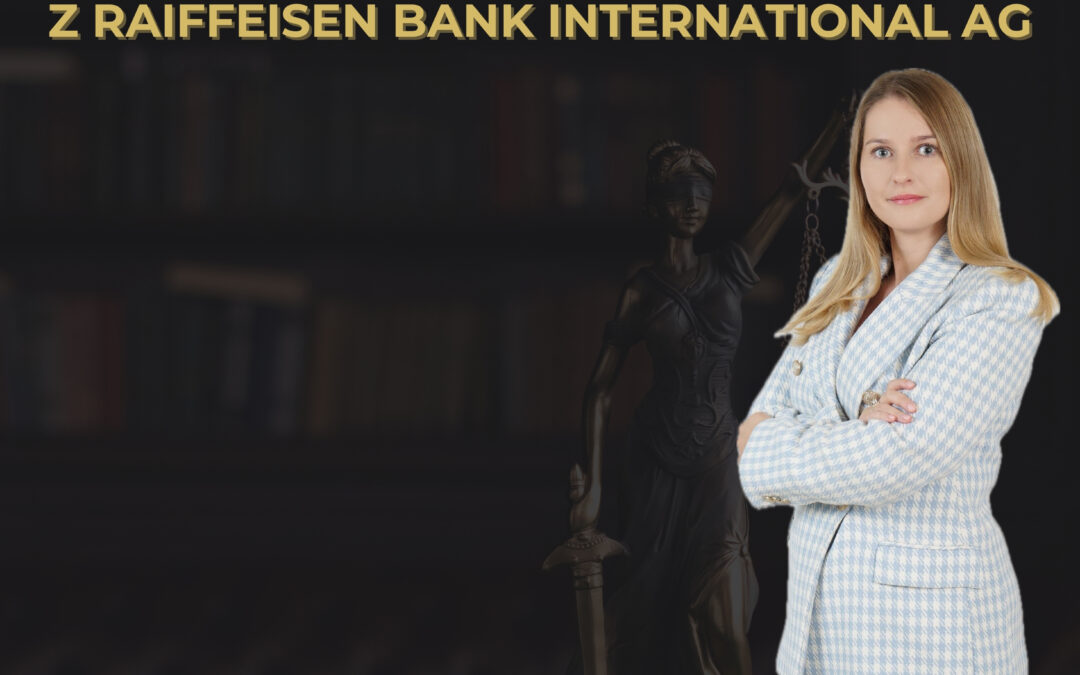 NIEWAŻNOŚĆ KREDYTU FRANKOWEGO – 100 % WYGRANA W GLIWICACH Z RAIFFEISEN BANK INTERNATIONAL AG