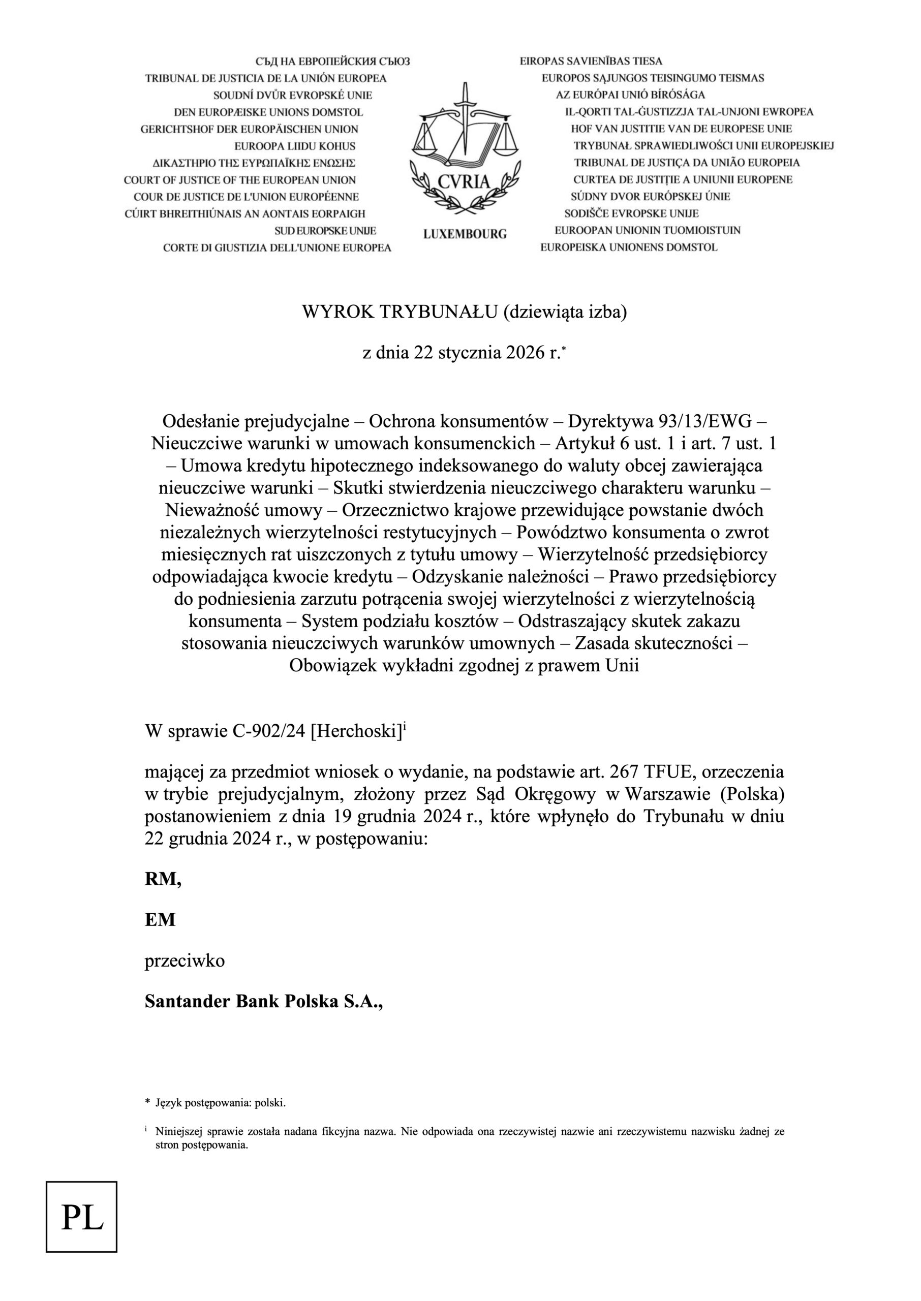 wyrok TSUE C-902/24